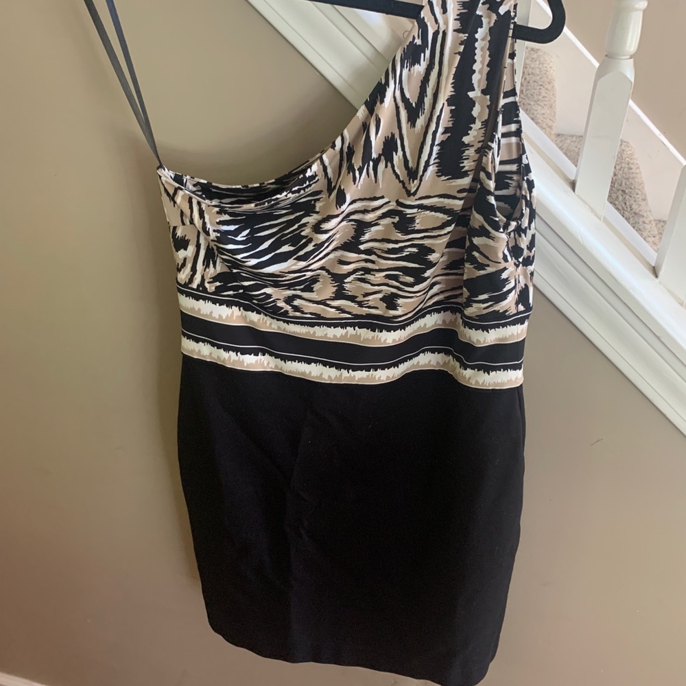 BCBG off shoulder dress